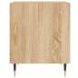Preview: Nachttische 2 Stk. Sonoma-Eiche 40x40x50 cm Holzwerkstoff