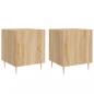 Preview: Nachttische 2 Stk. Sonoma-Eiche 40x40x50 cm Holzwerkstoff
