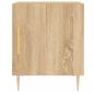 Preview: Nachttische 2 Stk. Sonoma-Eiche 40x40x50 cm Holzwerkstoff