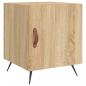 Preview: ARDEBO.de - Nachttisch Sonoma-Eiche 40x40x50 cm Holzwerkstoff