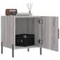Preview: Nachttische 2 Stk. Grau Sonoma 40x40x50 cm Holzwerkstoff