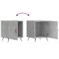 Preview: Nachttische 2 Stk. Betongrau 40x40x50 cm Holzwerkstoff