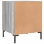 Preview: Nachttische 2 Stk. Grau Sonoma 40x40x50 cm Holzwerkstoff