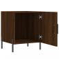 Preview: Nachttisch Braun Eichen-Optik 40x40x50 cm Holzwerkstoff