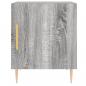 Preview: Nachttisch Grau Sonoma 40x40x50 cm Holzwerkstoff