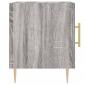 Preview: Nachttisch Grau Sonoma 40x40x50 cm Holzwerkstoff