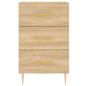 Preview: Nachttisch Sonoma-Eiche 40x40x66 cm Holzwerkstoff