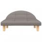 Preview: Hundebett Taupe 70x52x30 cm Stoff