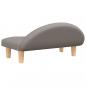 Preview: Hundebett Taupe 70x52x30 cm Stoff