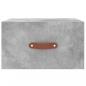 Preview: Wand-Nachttische 2 Stk. Betongrau 35x35x20 cm