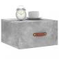 Preview: Wand-Nachttisch Betongrau 35x35x20 cm