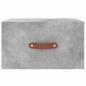 Preview: Wand-Nachttisch Betongrau 35x35x20 cm