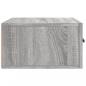 Preview: Wand-Nachttische 2 Stk. Grau Sonoma 35x35x20 cm