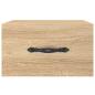 Preview: Wand-Nachttische 2 Stk. Sonoma-Eiche 35x35x20 cm