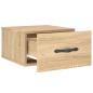 Preview: Wand-Nachttische 2 Stk. Sonoma-Eiche 35x35x20 cm