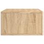 Preview: Wand-Nachttische 2 Stk. Sonoma-Eiche 35x35x20 cm