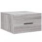 Preview: Wand-Nachttisch Grau Sonoma 35x35x20 cm