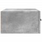 Preview: Wand-Nachttische 2 Stk. Betongrau 35x35x20 cm