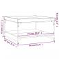 Preview: Couchtisch Grau Sonoma 80x80x45 cm Holzwerkstoff und Eisen