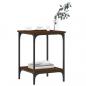 Preview: Couchtisch Braun Eichen-Optik 40x40x55 cm Holzwerkstoff