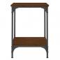 Preview: Couchtisch Braun Eichen-Optik 40x40x55 cm Holzwerkstoff