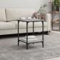 Preview: ARDEBO.de - Couchtisch Grau Sonoma 40x40x55 cm Holzwerkstoff