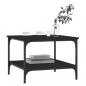 Preview: Couchtisch Schwarz 55x55x40 cm Holzwerkstoff