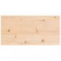 Preview: Tischplatte 80x40x2,5 cm Massivholz Kiefer Rechteckig