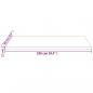 Preview: Tischplatte 100x60x2,5 cm Massivholz Kiefer Rechteckig