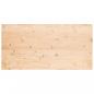 Preview: Tischplatte 110x55x2,5 cm Massivholz Kiefer Rechteckig