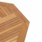 Preview: Gartentisch Klappbar 110x110x75 cm Massivholz Teak