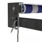 Preview: Markise Einziehbar Blau und Weiß 5x3 m Stoff und Aluminium