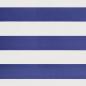 Preview: Markise Einziehbar Blau und Weiß 4x3 m Stoff und Aluminium
