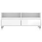 Preview: TV-Schrank Hochglanz-Weiß 100x34,5x44,5 cm Holzwerkstoff