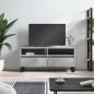 Preview: ARDEBO.de - TV-Schrank Betongrau 100x34,5x44,5 cm Holzwerkstoff