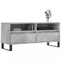 Preview: TV-Schrank Betongrau 100x34,5x44,5 cm Holzwerkstoff
