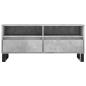 Preview: TV-Schrank Betongrau 100x34,5x44,5 cm Holzwerkstoff