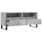 Preview: TV-Schrank Betongrau 100x34,5x44,5 cm Holzwerkstoff