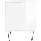 Preview: TV-Schrank Hochglanz-Weiß 100x34,5x44,5 cm Holzwerkstoff