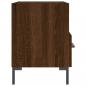 Preview: Nachttische 2Stk. Braun Eichen-Optik 40x35x47,5cm Holzwerkstoff