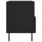 Preview: Nachttische 2 Stk. Schwarz 40x35x47,5 cm Holzwerkstoff