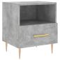 Preview: Nachttische 2 Stk. Betongrau 40x35x47,5 cm Holzwerkstoff