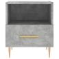 Preview: Nachttische 2 Stk. Betongrau 40x35x47,5 cm Holzwerkstoff