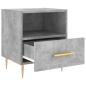 Preview: Nachttische 2 Stk. Betongrau 40x35x47,5 cm Holzwerkstoff