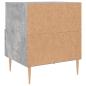 Preview: Nachttische 2 Stk. Betongrau 40x35x47,5 cm Holzwerkstoff