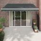 Preview: ARDEBO.de - Markise Einziehbar Anthrazit 3,5x2,5 m Stoff und Aluminium