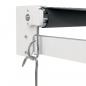 Preview: Markise Einziehbar Anthrazit 3,5x2,5 m Stoff und Aluminium