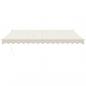 Preview: Markise Einziehbar Creme 4,5x3 m Stoff und Aluminium