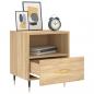 Preview: Nachttische 2 Stk. Sonoma-Eiche 40x35x47,5 cm Holzwerkstoff