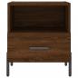 Preview: Nachttische 2Stk. Braun Eichen-Optik 40x35x47,5cm Holzwerkstoff